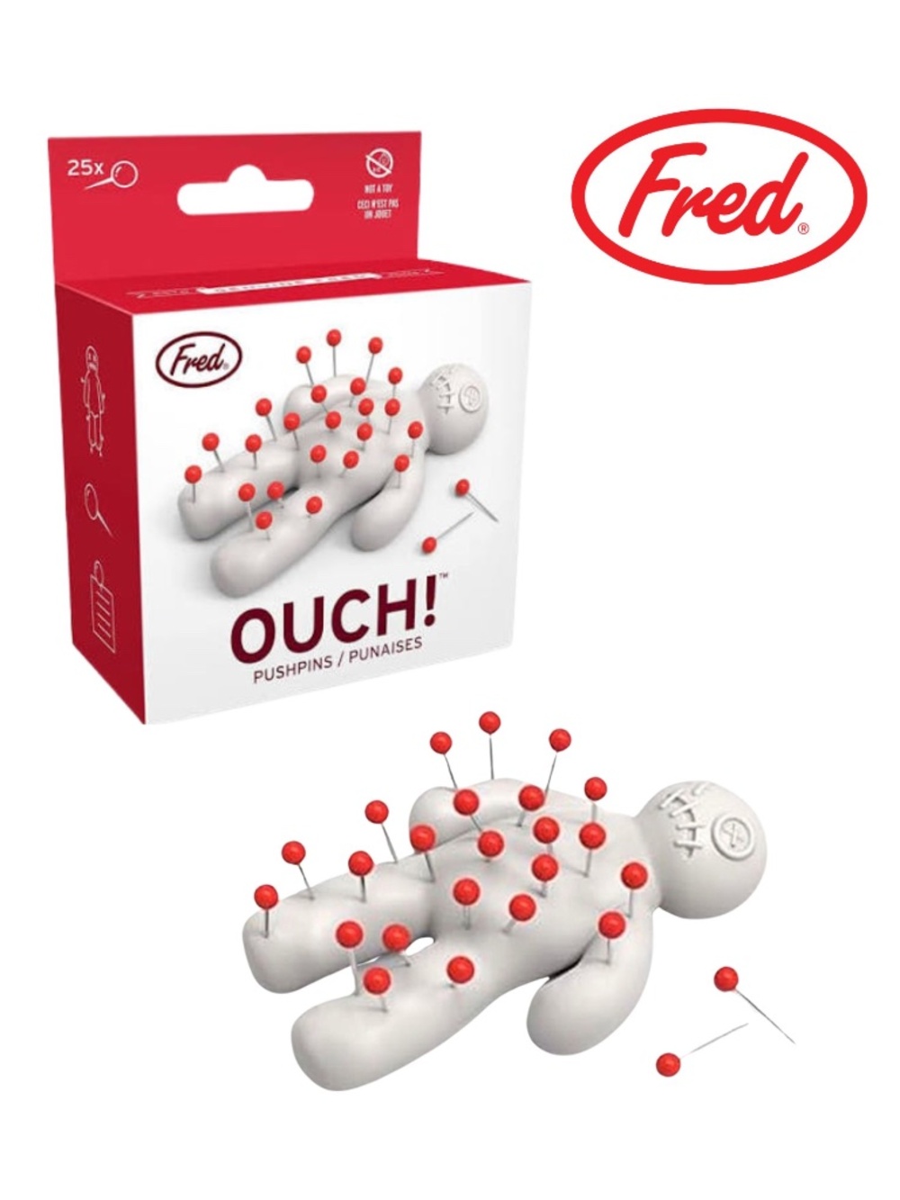 Fred Voodoo Doll Pushpin Holder